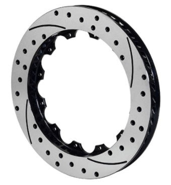compare product Wilwood Rotor-SRP48 SPC-37-LH-BLK-Drill 13.00 x 1.10 - 12 on 7.00in