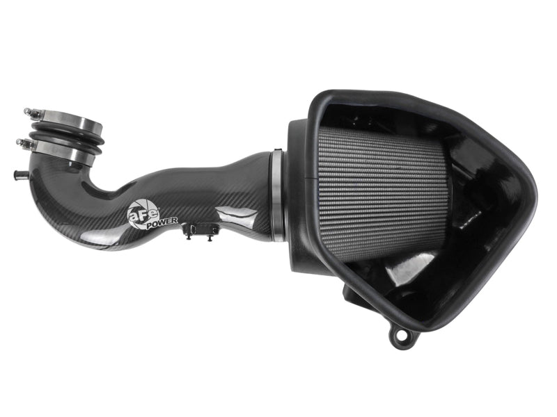 aFe 19 - 21 GM Trucks 5.3L/6.2L Track Series Carbon Fiber Cold Air Intake System W/ Pro Dry S Filters - My Store