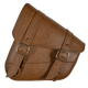 Willie & Max HD Softails, Yamaha Rd Stars, Kaw Vulcan 900, Suz C50 Swingarm Bag - Warm Brown - My Store