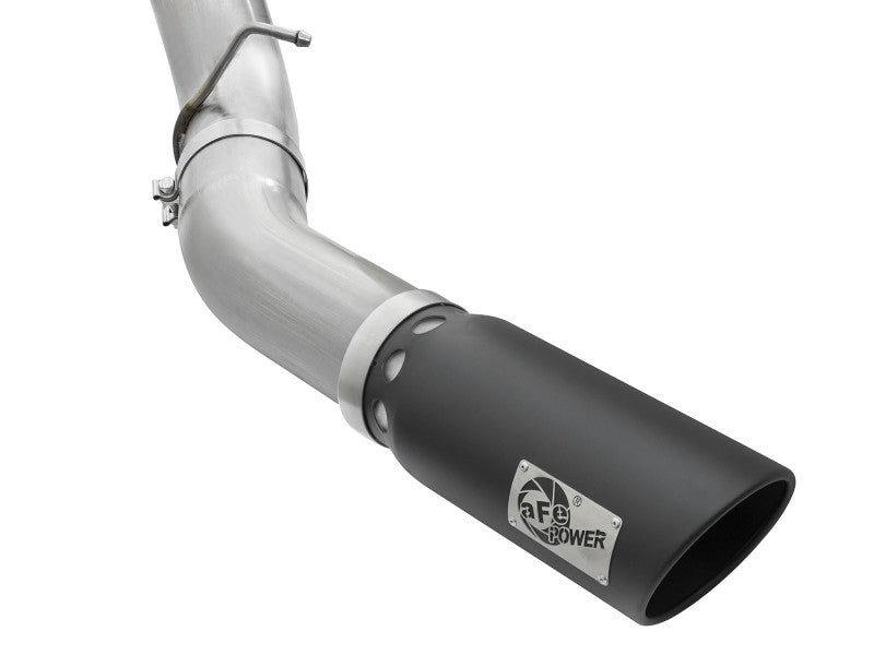 aFe Atlas Exhaust 5in DPF - Back Aluminized Steel w/ Black Tips 16 - 17 GM Diesel Truck V8 - 6.6L (td) - My Store
