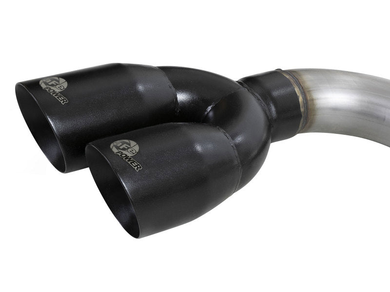 aFe Vulcan Series 3in 304SS Exhaust Cat - Back w/Blk Tip 2019 GM Silverado/Sierra 1500 V6 - 4.3L/V8 - 5.3L - My Store