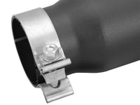aFe MACHForce XP 3in Inlet x 4in Outlet x 9in Length Clamp - On Black Tip - My Store