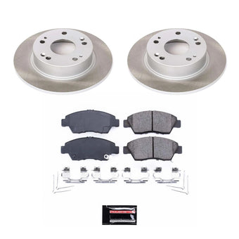 compare product Power Stop 06-11 Honda Civic Front Semi-Coated Rotor Kit