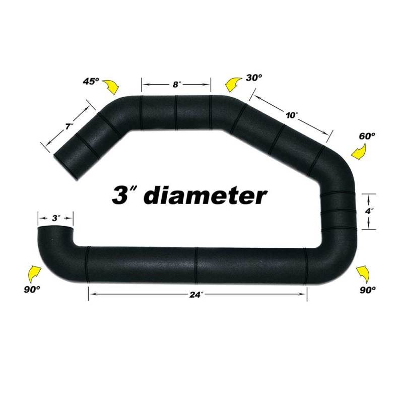 Airaid U - Build - It - 3in Intake Tube - My Store