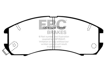 compare product EBC 89-92 Ford Probe 2.2 Yellowstuff Front Brake Pads