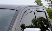 AVS 00 - 04 Nissan Frontier Crew Cab Ventvisor In - Channel Front & Rear Window Deflectors 4pc - Smoke - My Store