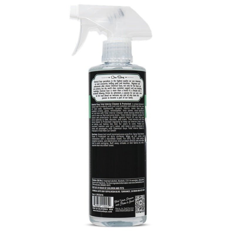 Chemical Guys 16oz Total Interior Cleaner & Protectant - New Car Scent - My Store