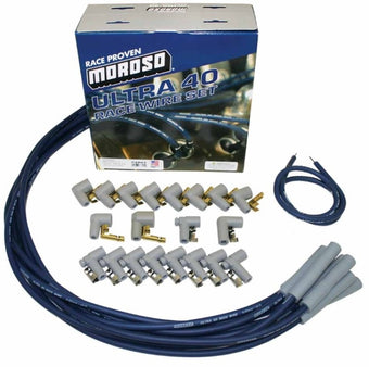 compare product Moroso Universal Ignition Wire Set - Ultra 40 - Straight - Blue