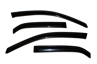 compare product AVS 02-06 Mitsubishi Lancer Ventvisor Outside Mount Window Deflectors 4pc - Smoke