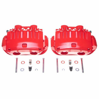 compare product Power Stop 94-98 Ford Mustang Front Red Calipers w/Brackets - Pair