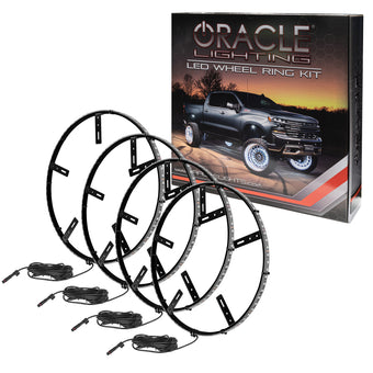 compare product Oracle LED Illuminated Wheel Rings - ColorSHIFT - 15in. - ColorSHIFT No Remote