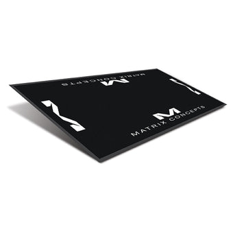 compare product Matrix Concepts M40 Carpeted 3.5 Foot X 7 Foot Mat - Black/White