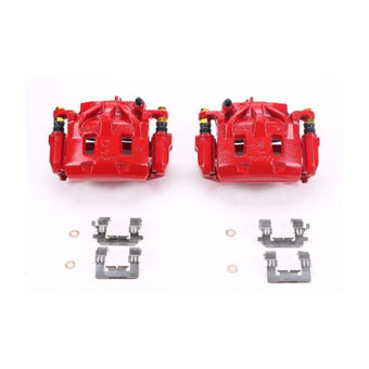 compare product Power Stop 06-07 Subaru B9 Tribeca Front Red Calipers w/Brackets - Pair