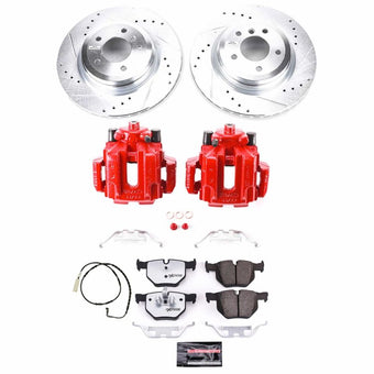 compare product Power Stop 2006 BMW 330i Rear Z26 Street Warrior Brake Kit w/Calipers