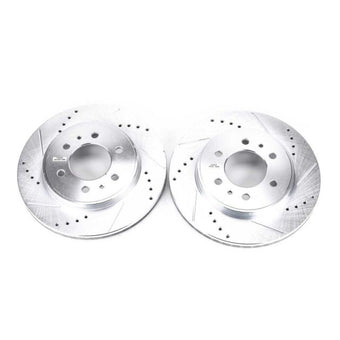 compare product Power Stop 2009 Ford F-150 Front Evolution Drilled & Slotted Rotors - Pair