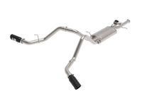 aFe Gemini XV 3in 304 SS Cat - Back Exhaust w/ Cutout 09 - 18 GM Trucks 4.3L/4.8L/5.3L w/ Black Tips - My Store