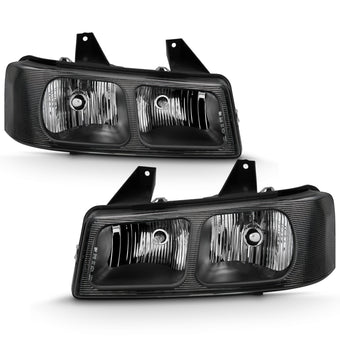 compare product ANZO 2003-2017 Chevy Express Crystal Headlight Black