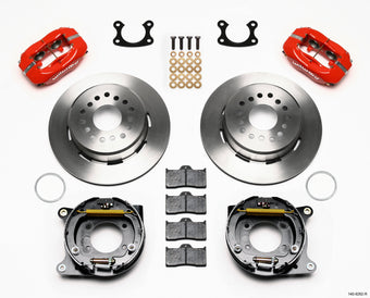 compare product Wilwood Forged Dynalite P/S Park Brake Kit Red Small Ford 2.50in Offset