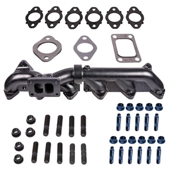 compare product ATS Diesel 07-18 Dodge Cummins 6.7L Pulse Flow Exhaust Manifold Kit w/ Gaskets & Hardware