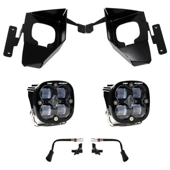 compare product Baja Designs 16-18 Silverado 1500 Squadron Fog Pocket Kit - Clear