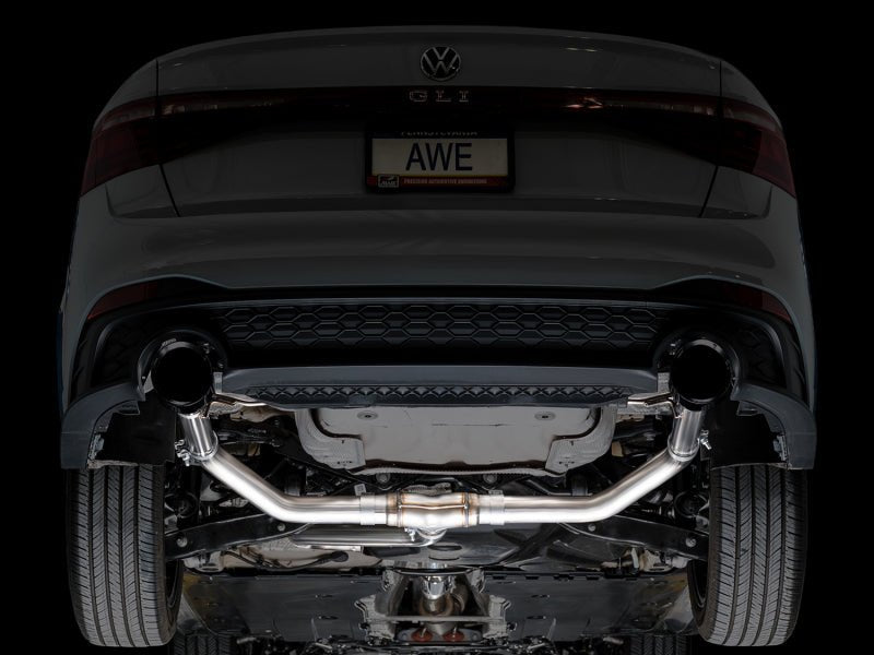 AWE Tuning 22 - 25 Volkswagen Jetta GLI Track Edition Exhaust - Diamond Black Tips - My Store