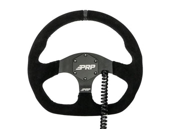 compare product PRP Heated Comp-R Suede Steering Wheel - Black