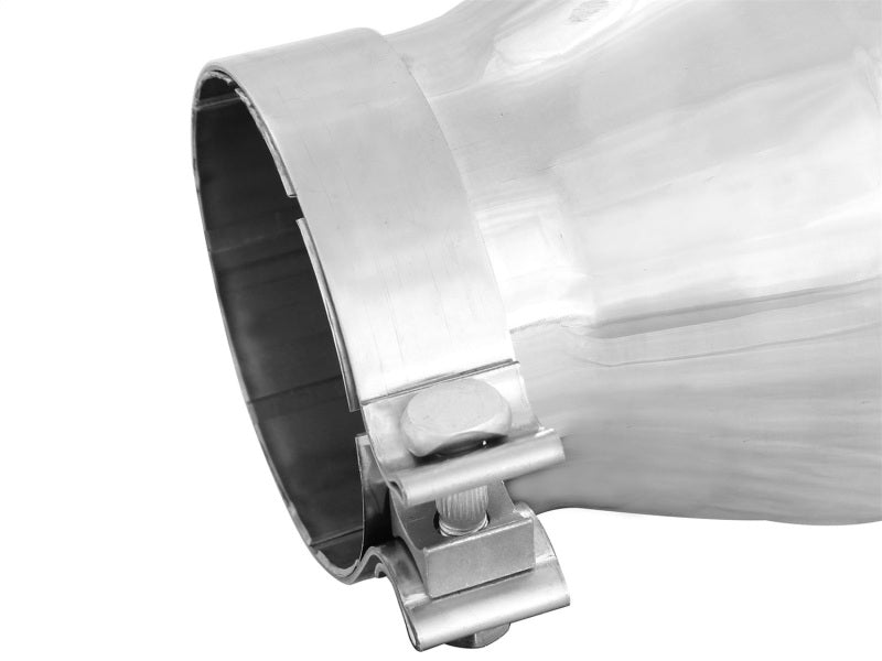 aFe Diesel Exhaust Tip Bolt On Polished 4in Inlet x 6in Outlet x 12in Length - My Store
