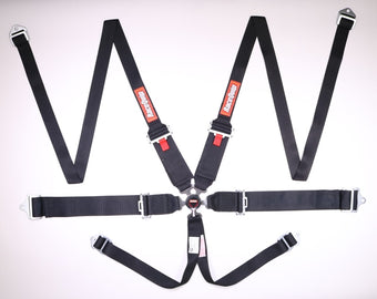 compare product RaceQuip Black SFI CAMLOCK 6pt PD Lap HNR Seat Belt