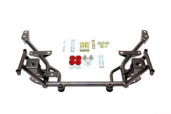 compare product BMR 05-14 S197 Mustang K-Member w/ 1/2in Lowered Motor Mount and STD. Rack Mounts - Black Hammertone