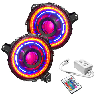 compare product Oracle Oculus Bi-LED Projector Headlights for Jeep JL/Gladiator JT - w/ Simple Controller