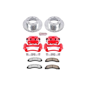 compare product Power Stop 99-04 Ford F-350 Super Duty Front Z36 Truck & Tow Kit w/Cals