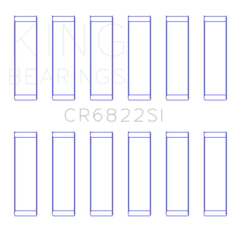 King Engine Bearings Chrysler 226 (3.7L) (Size +0.75mm) Connecting Rod Bearing Set - My Store