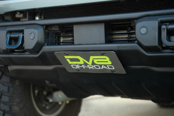 compare product DV8 Offroad 2021 Ford Bronco Capable Bumper Slanted Front License Plate Mount