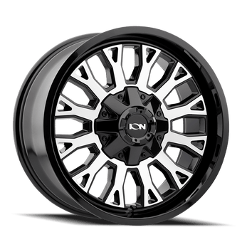 compare product ION Type 152 20x9 / 8x180 BP / 0mm Offset / 124.1mm Hub Black/Machined Wheel