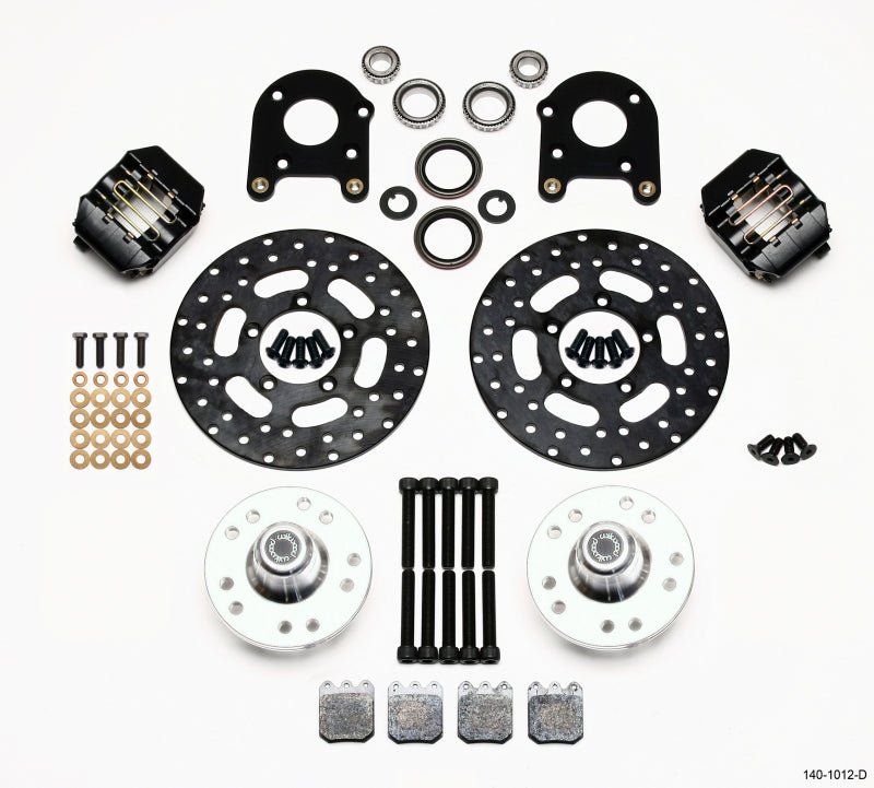 Wilwood Dynalite Single Front Drag Kit Drilled Rotor 71 - 80 Pinto/Mustang II Disc & Drum - My Store