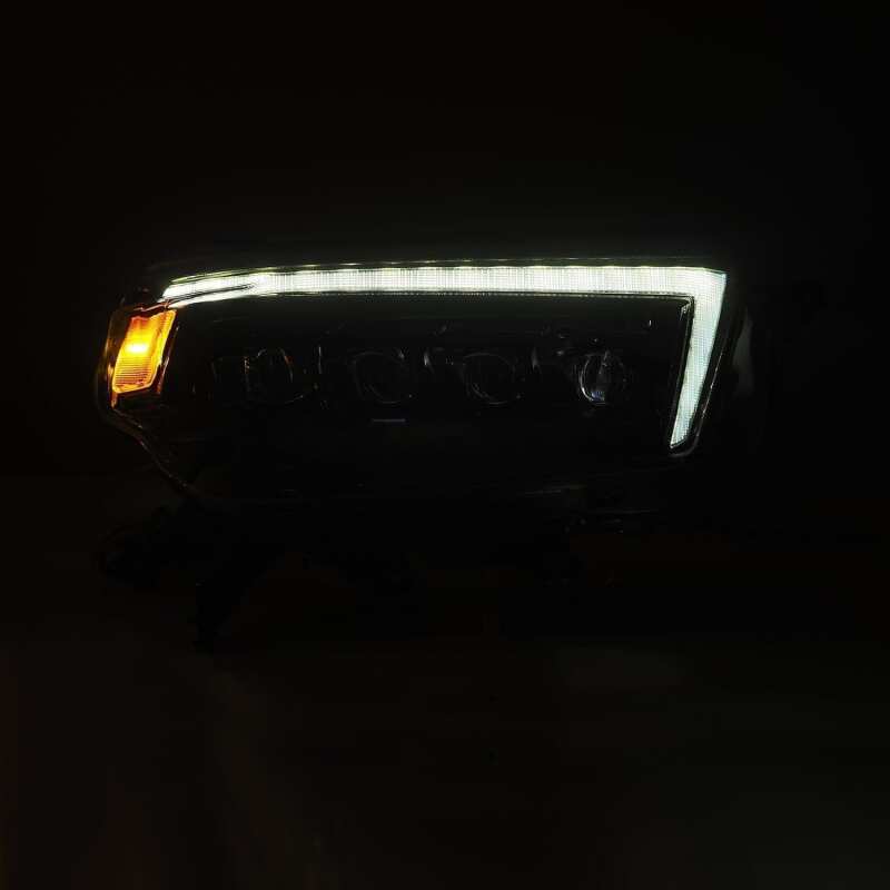 AlphaRex 10 - 13 Toyota 4Runner NOVA LED Proj Headlights Plank Style Alpha Black w/Seq Signal/DRL - My Store