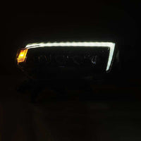 AlphaRex 10 - 13 Toyota 4Runner NOVA LED Proj Headlights Plank Style Alpha Black w/Seq Signal/DRL - My Store