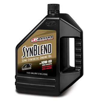 compare product Maxima Syn Blend Ester 4T Semi-Synthetic 10W40 Engine Oil - Gallon