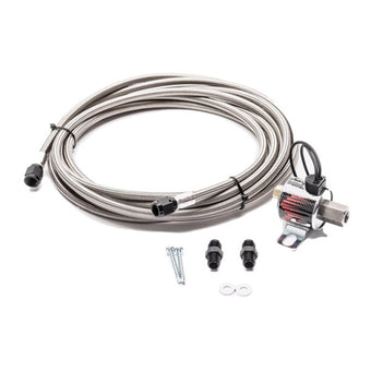 compare product Snow Performance Braided SS Line Trunk Mount Upgrade (4AN SS Braided Line Systems)