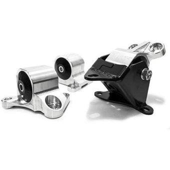compare product Innovative 96-00 Civic B/D Series Silver Aluminum Mounts 95A Bushings (2 Bolt)