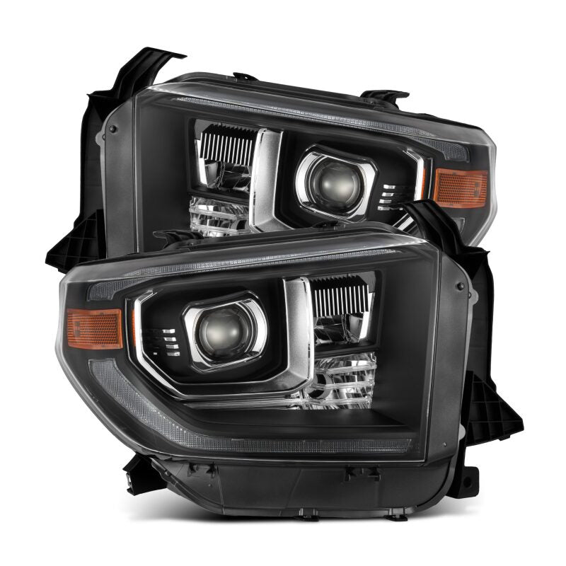 AlphaRex 14 - 21 Toyota Tundra PRO - Series Projector Headlights Black w/Seq. Sig. + DRL - My Store