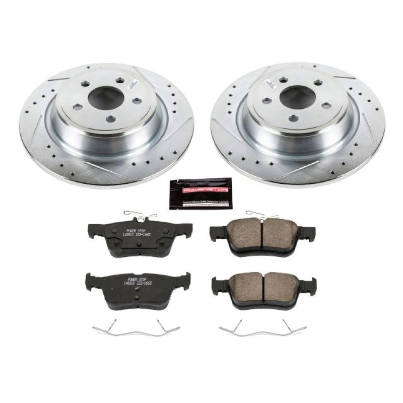 Power Stop 15 - 19 Ford Edge Rear Z23 Evolution Sport Brake Kit - My Store