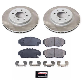 compare product Power Stop 93-95 Honda Civic Front Semi-Coated Rotor Kit