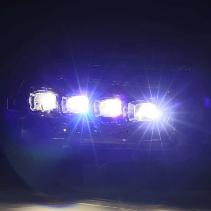 AlphaRex 10 - 13 Toyota 4Runner NOVA LED Proj Headlights Plank Style Alpha Black w/Seq Signal/DRL - My Store