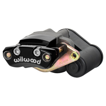 compare product Wilwood Black Electric Parking Brake Caliper - 2in Bracket - 1.19-1.25in - Left