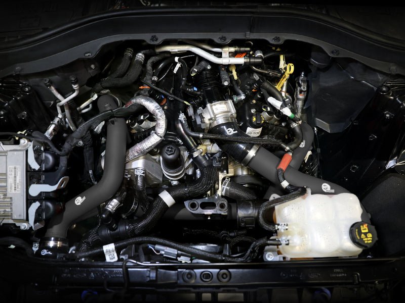 aFe 22 - 23 Ford Explorer BladeRunner Aluminum Hot and Cold Charge Pipe Kit - Blk - My Store
