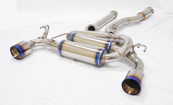 compare product MXP 08-15 Mitsubishi Evolution 10 w/2 Section Pipes T304 SP Exhaust System w/Dual Exit