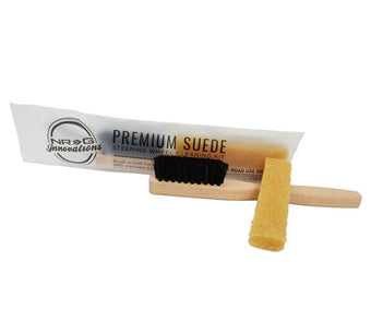 compare product NRG Suede Steering Wheel Cleaning Kit- Including Eraser and Horse Brush