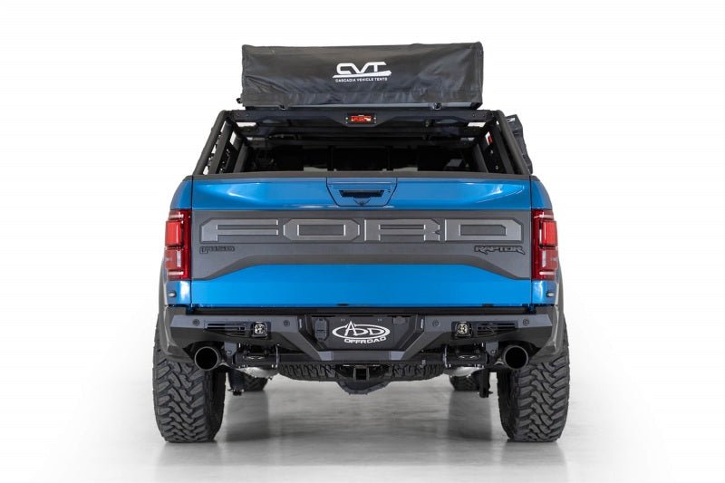 Addictive Desert Designs 17 - 20 Ford Raptor F - 150 Bomber Rear Bumper w/ Backup Sensor Cutouts - My Store