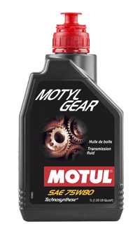 Motul 1L Transmission MOTYLGEAR 75W80 - Technosynthese - API GL - 5 / MIL - L - 2105D - My Store